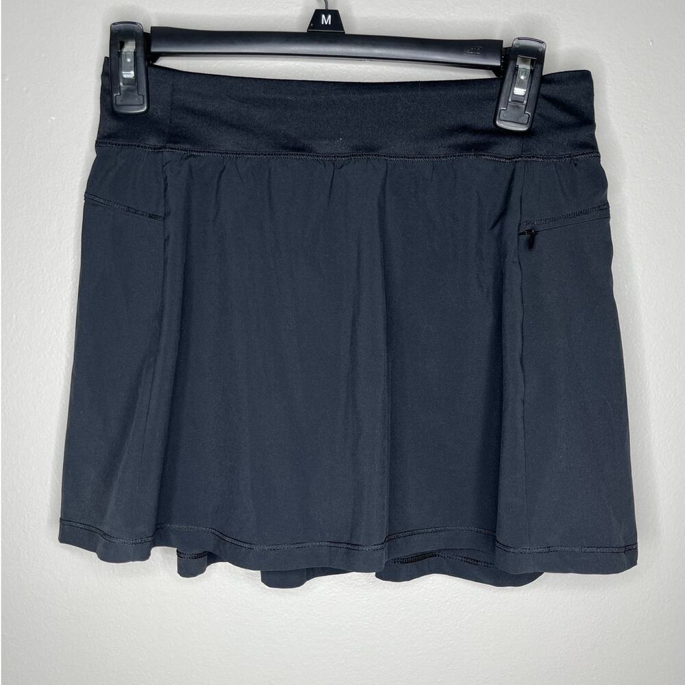 All In Motion Black Pleated Mini Golf Tennis Skirt Girls Size XL 14/15